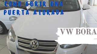 Puerta atorada de vw Bora ¿Cómo destrabarla [upl. by Sanyu]