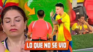 LO QUE NO SE VIO JAMES FURIOSO CONTRA ARBITRO l RIOS DESCONSOLADO l HINCHA DURMIENDO l REACCIONES [upl. by Htebyram]