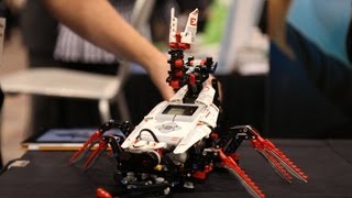 New Lego Mindstorms EV3 Robotic Kits Debut at CES 2013 [upl. by Eisac]