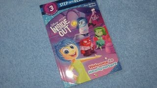 Inside Out  Welcome To Headquarters Childrens Read Aloud Story Book For Kids [upl. by Holofernes]