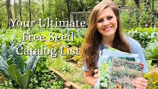 Your Ultimate FREE Seed Catalog List [upl. by Nadirehs]