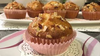 ببيضة واحدة فقط حضري مادلين كالإسفنج بدون خلاط و طراب مع سر التشقق  Vanille Muffins ohne Butter [upl. by Annayram43]