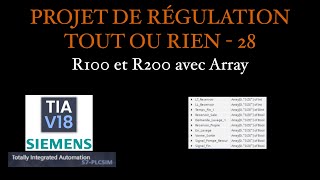 Projet Régulation Tout Ou Rien 28  Utilisation des tables R100 et R200 [upl. by Lubin129]