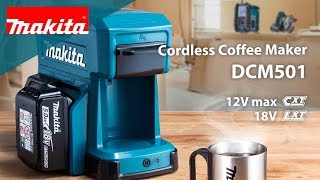 Makita Cordless Coffee Maker DCM501 [upl. by Feodore]