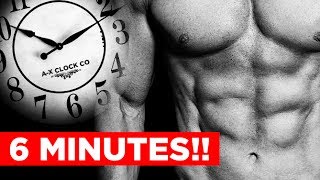 How to Get Abs  6 MINUTES AT A TIME [upl. by Nylegna]