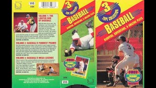 Baseball Bloopers Superstars amp Amazing Plays Volume 1 The Lighter Side Of Baseball VHS [upl. by Aowda]