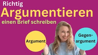 Richtig argumentieren schriftlich argumentieren [upl. by Xavier]