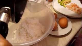 How to cook Sushi Rice วีธีหุงข้าวซูชิ [upl. by Ycinuq]