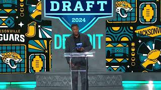 Jaguars Select Jarrian Jones With No 96 Pick in 2024 Draft [upl. by Ahon]