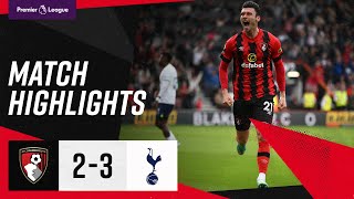 Moore nets brilliant brace as Spurs turn it round  AFC Bournemouth 23 Tottenham Hotspur [upl. by Raamaj]