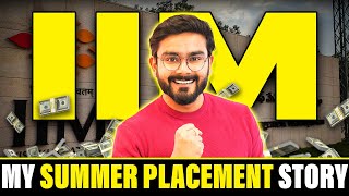 My HONEST Placement STORY IIMBofficial Package REVEAL  Inside the IIM PLACEMENT Process [upl. by Redneval]