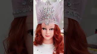 Glinda good witch crown with extra crystals from shrine what do you think disney diycrafts [upl. by Boonie33]