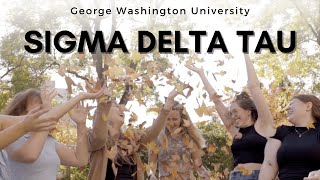 GW Sigma Delta Tau Recruitment Video 2023 [upl. by Atirb]