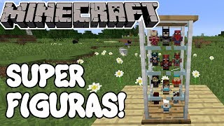 Minecraft 112 MOD SUPER FIGURAS MiniHeads Mod Español [upl. by Wicks]