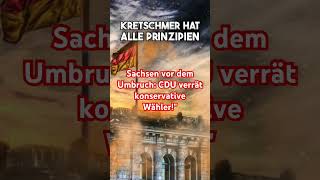 Sachsen vor dem Umbruch CDU verrät konservative Wähler politik deutschland [upl. by Yffat]