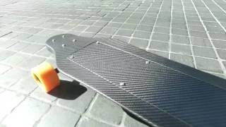 Carbon Fiber Electric Skateboard by DMC [upl. by Snah]