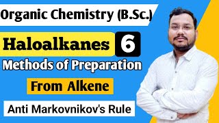 Anti Markovnikovs Rule  Mechanism  Haloalkanes BSc 1st Year organic chemistry [upl. by Goodrow]