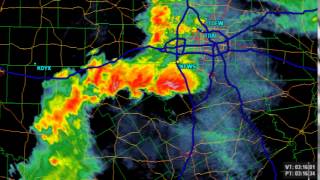 Tornadic Supercells Merge to Form Mesoscale Convective Vortex [upl. by Analaj]