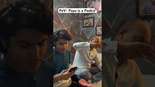 PoV Papa is a Pookie🎀😂  krishnakakran shorts shortfeed comedyvideo funny relatable [upl. by Blunk]