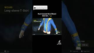 Rust Console New Wizard Skin Set…shorts rust rustconsole [upl. by Cave256]