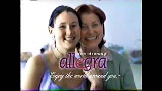 Non drowsy Allegra for allergies  commercial ad July 1999 [upl. by Thom]