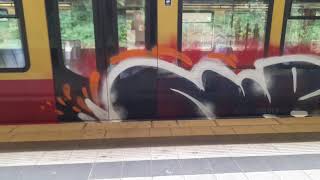 CUR GRAFFITI SUBWAY TRAIN SBAHN BERLIN 2024 [upl. by Nelrah]