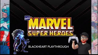 MARVEL SUPERHEROESBLACKHEART Complete Playthrough [upl. by Eiramassenav]