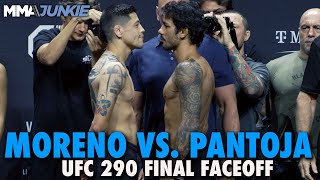 UFC 290 Brandon Moreno vs Alexandre Pantoja Final Faceoff For Title Rematch [upl. by Llenrup997]