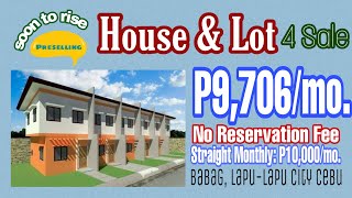 Affordable Reopen house and lot in Babag Lapulapu City for only 9070month after equity [upl. by Huxley798]