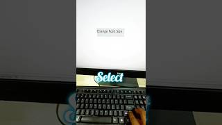How to Change Font Size In Ms Word shortcutkeys shortvideo msword keyboard tricks [upl. by Drofxer500]