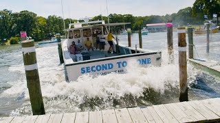 Extreme Boat Docking  Reedville VA  Part 1 [upl. by Alasdair]