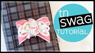 Travelers Notebook Swag  DIY Planner Accessory 2019 [upl. by Ynaoj917]