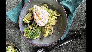 Pâtes à la crème de brocoli [upl. by Siloum]