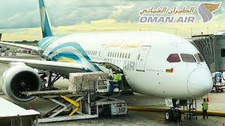 Oman Air B7878  BangkokMuscat  Trip Report [upl. by Adelheid510]