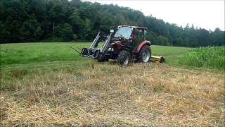 Mulchen 2013 mit Case Farmall 75 C und Orsi Wp 2500 [upl. by Mahalia]