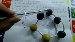 Conformations of cyclohexene [upl. by Brianna]