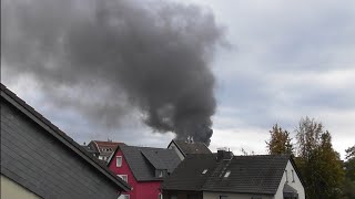 GROßBRAND  LEVERKUSEN Dynamit Nobel 241024 RAUCHWOLKE🔥 [upl. by Crissie]