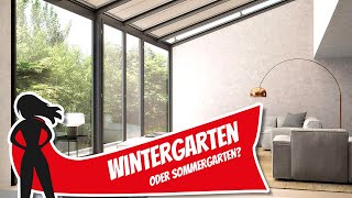 WINTERGARTEN oder SOMMERGARTEN Planungstipps Vorteile und Kosten – Insides  Hausbau Helden [upl. by Yrrak]