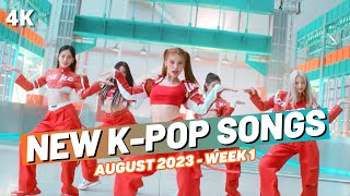 NEW KPOP SONGS  AUGUST 2023 WEEK 1 [upl. by Cassandra875]