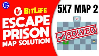 BITLIFE Escape Prison 5x7 Map 2  How To Escape From Jail bitlife [upl. by Baumann]