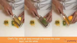 How to Zest  Cooking Basics by Yummly [upl. by Ettevey]