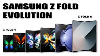 Evolution of Samsung Galaxy Z fold [upl. by Omer187]