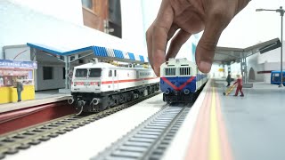 MEMU Model Train in Ho Scale ● Indian Railways Local Train memu [upl. by Tompkins]