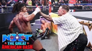 Wes Lee goes berserk and destroys The Rascalz NXT Great American Bash 2024 highlights [upl. by Losiram]