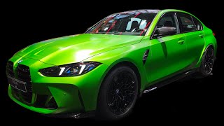 New BMW M3 Competition Sedan with M xDrive in Frozen Tampa Bay Green metallic  8K Walkaround Video [upl. by Tnelc100]