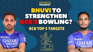 Top 5 Target Players for RCB for IPL 2025 Auction  Sports Trumpet [upl. by Aluap129]