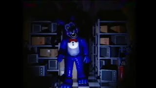 Bonnie dancing in the dark 🌑 Fnaf VHS reaction 📼  Bonnie moves at the speed of light 😰 [upl. by Tengler]