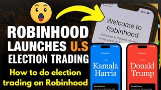 Robinhood election trading  How to do election trading on Robinhood [upl. by Tloh88]