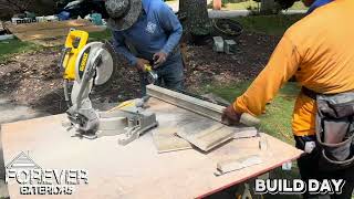 POV BUILDAY Installing Versetta Stone Siding FOREVERextcom [upl. by Luahs500]