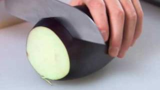 How to Prepare an Eggplant RoastingPeeling amp Salting [upl. by Kaile497]